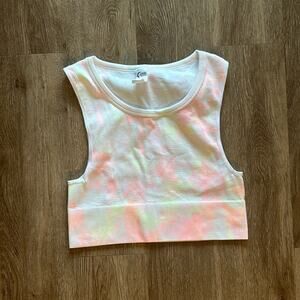 ZYIA Active Hendrix Tye Dye Crop Tank Top